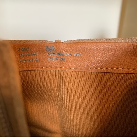 Lucky Brand LP-Zolinni Cow Split Suede Wedge Ankle Booties Size 9 - Picture 6 of 9